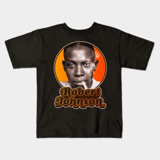 Retro Robert Johnson Tribute Kids T-Shirt